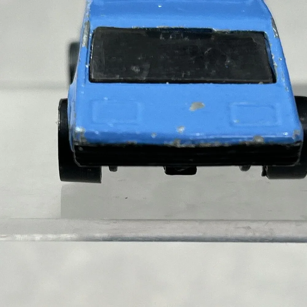 Vintage Hot Wheels Speed Machines Spoiler Sport Blue Black Base BW Malaysia 1983